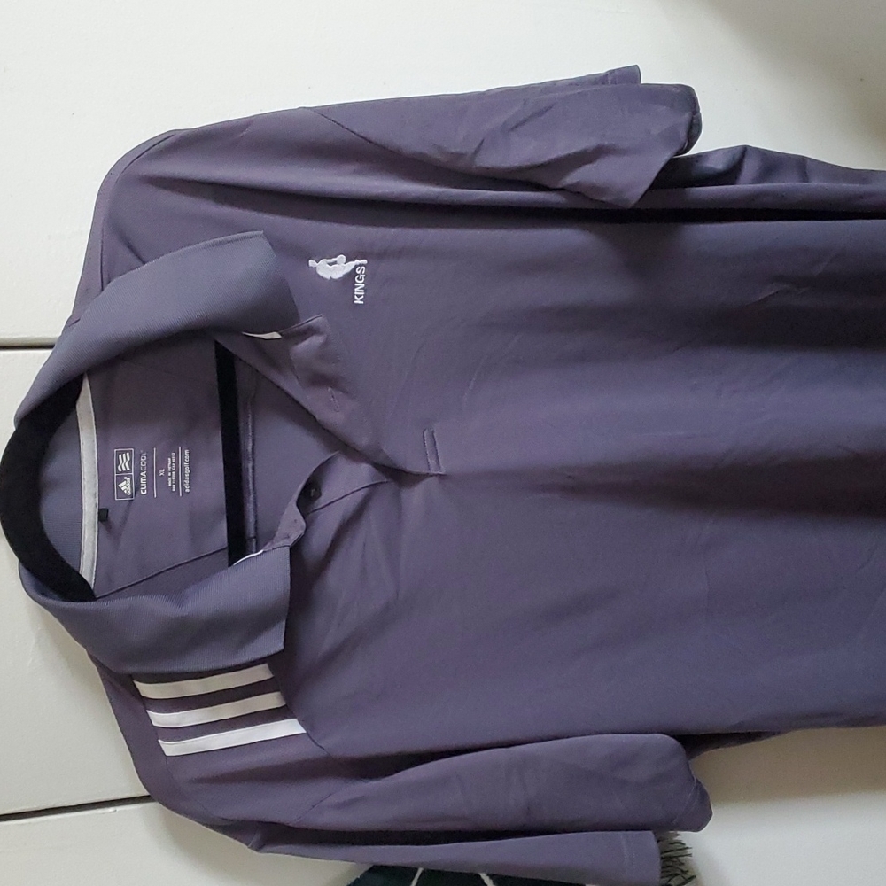 Adidas NBA Sacramento Kings Staff Golf Polo Size XL